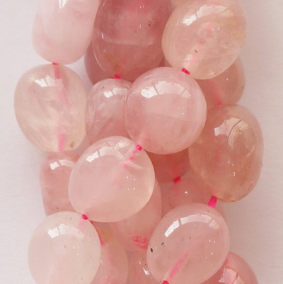 Кварц розовый галтовка бусины 8-10мм