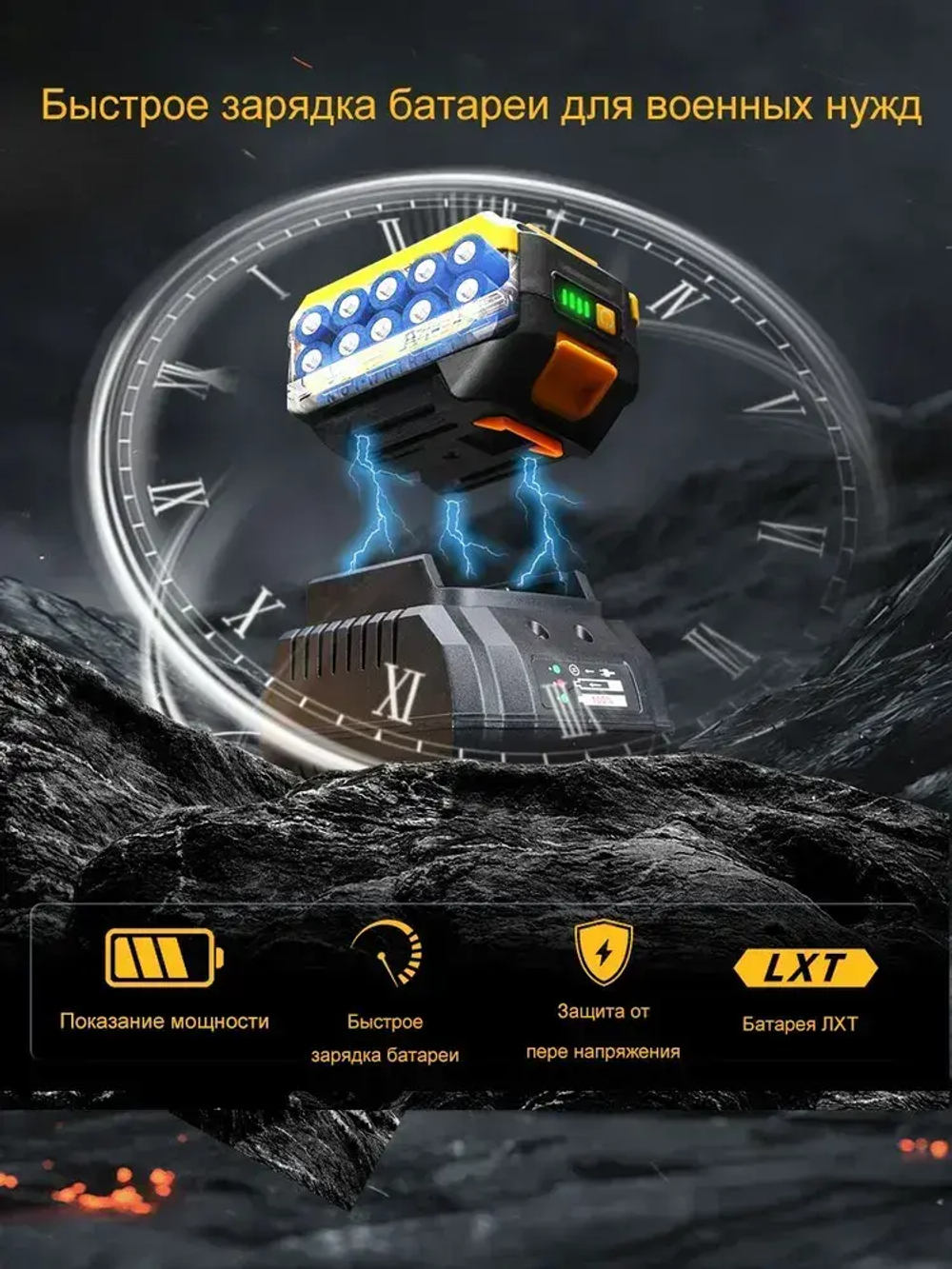 Гайковерт аккумуляторный ударный безщеточный/keelat/2 АКБ