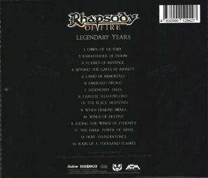 Rhapsody Of Fire / Legendary Years (RU)(CD)