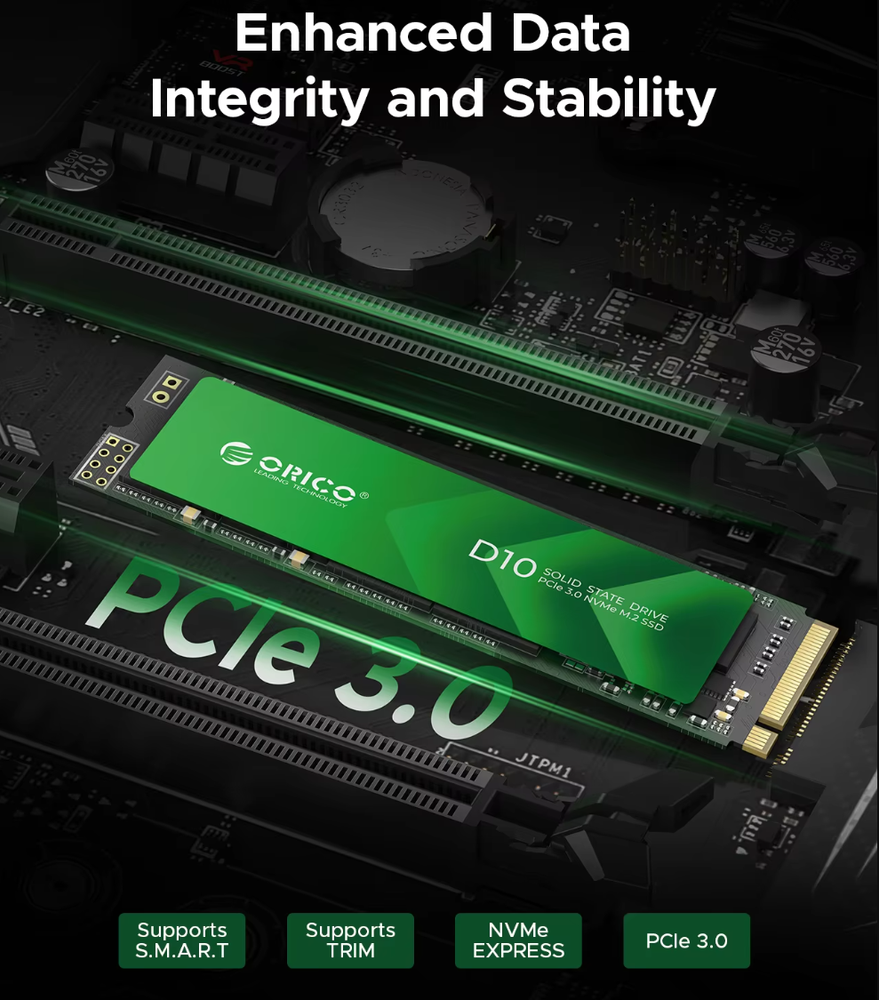 Внутренний SSD диск Orico NVME M.2 128GB