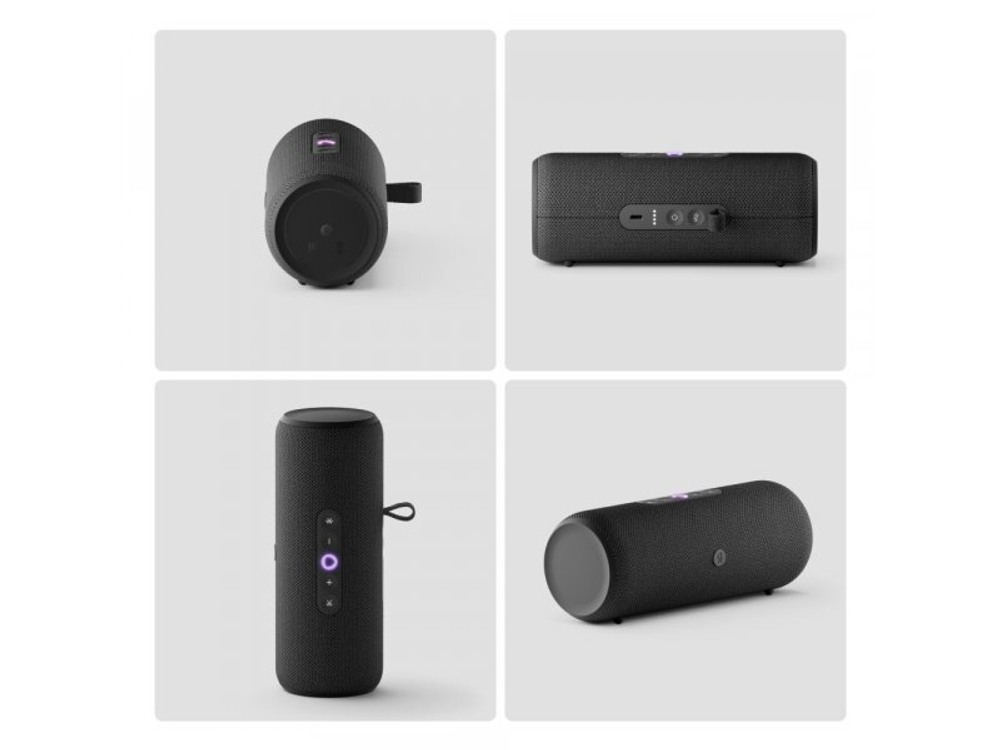 Умная портативная колонка Яндекс Стрит черный