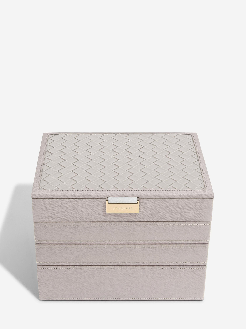 Органайзер для украшений и часов Stackers Classic Jewellery Box, 4 секции - Burgundy (Burgundy / бордовый / Burgundy / 600 / 700 / Органайзер-косметичка с крышкой)