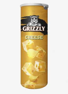 Чипсы Grizzly картофельные в тубусе с сыром, 130 г
