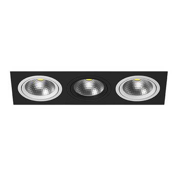 Встраиваемый точечный светильник i837600706 черный/белый Intero 111 Lightstar
