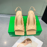 Bottega Veneta Padded Slingback Sandal