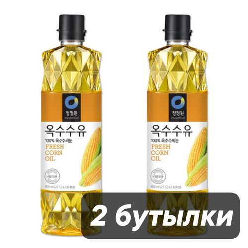 Daesang Масло Кукурузное 900 мл, 2 шт
