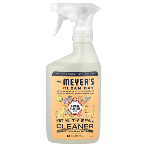 Mrs. Meyers Clean Day, Pet Multi-Surface Cleaner, апельсиновый цвет, 473 мл (16 жидк. Унций)