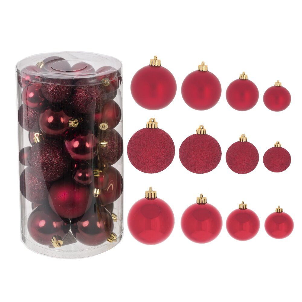 GAEM Набор из 40шт Украшение новогоднее "Шар", D6.5 см, L14 W14 H26 см