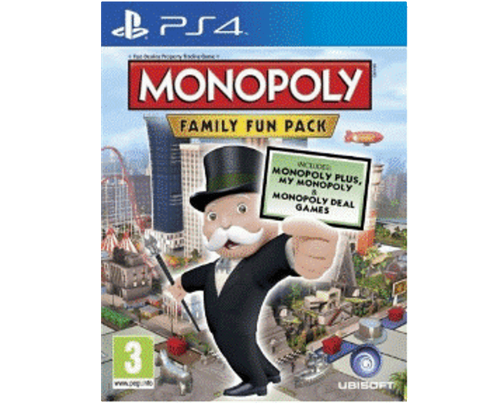 Monopoly Family Fun Pack (PS4) NEW