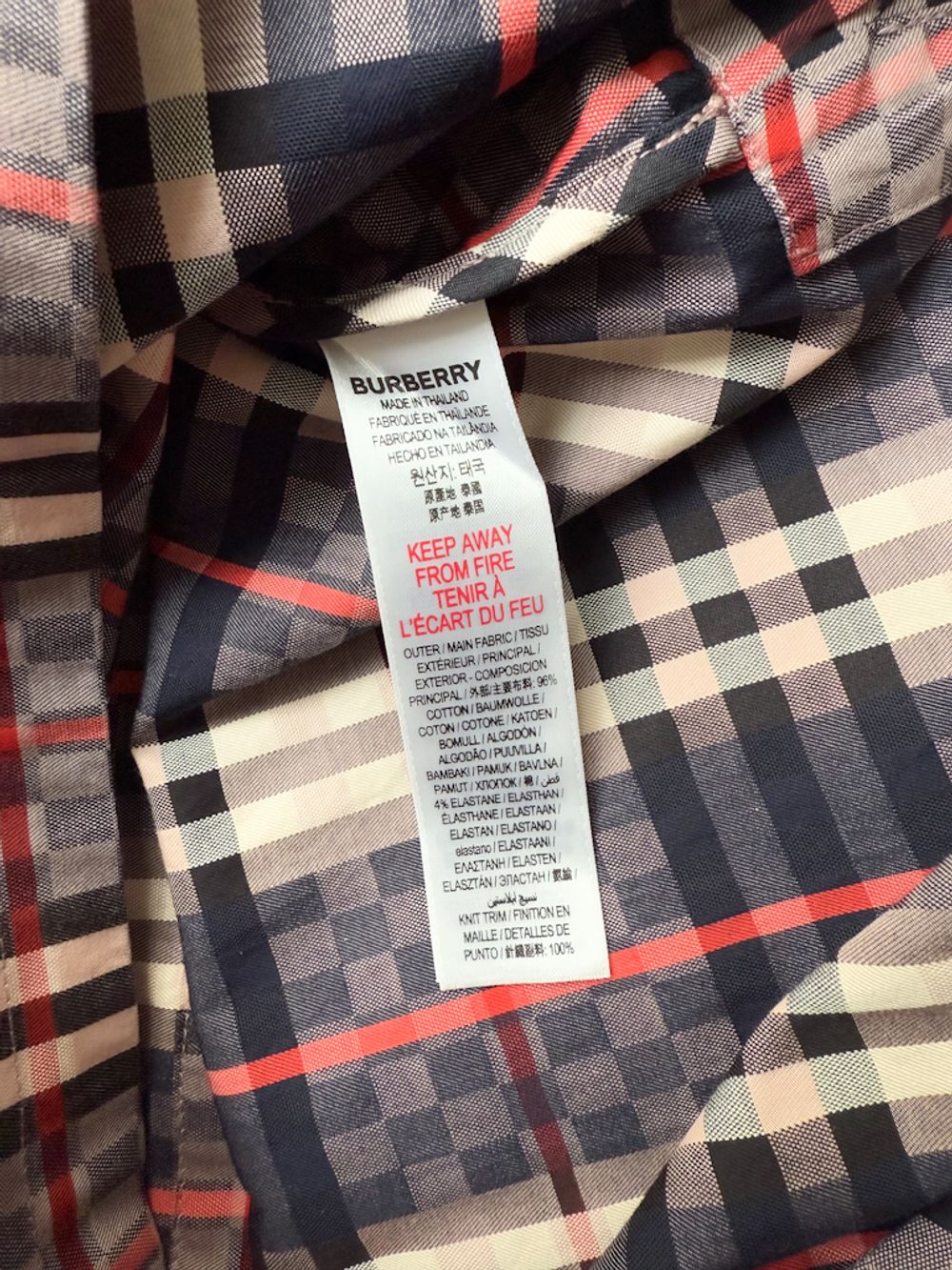 Хлопковое платье Burberry, 116