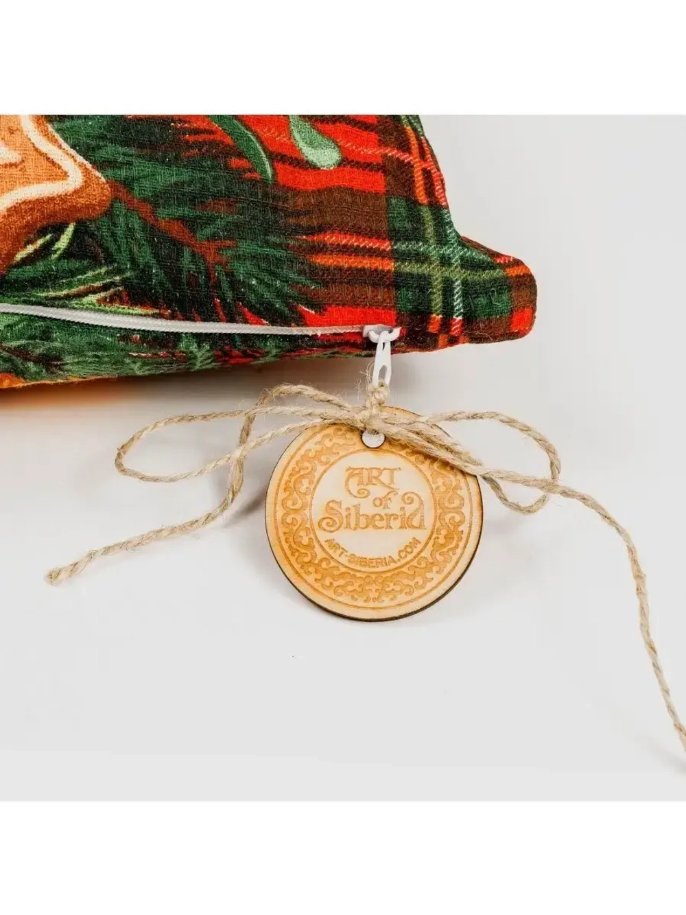 Подушка с наполнителем из кедровой стружки "Новогодняя"