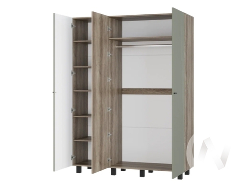 Шкаф 3-х створчатый ШК-08 МС Олива (Дуб каньон/MF12)