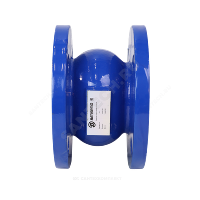 Клапан обратный чугун пружинный 3020 Ду 250 Ру16 Тмакс=80 оС фл диск чугун+NBR Benarmo