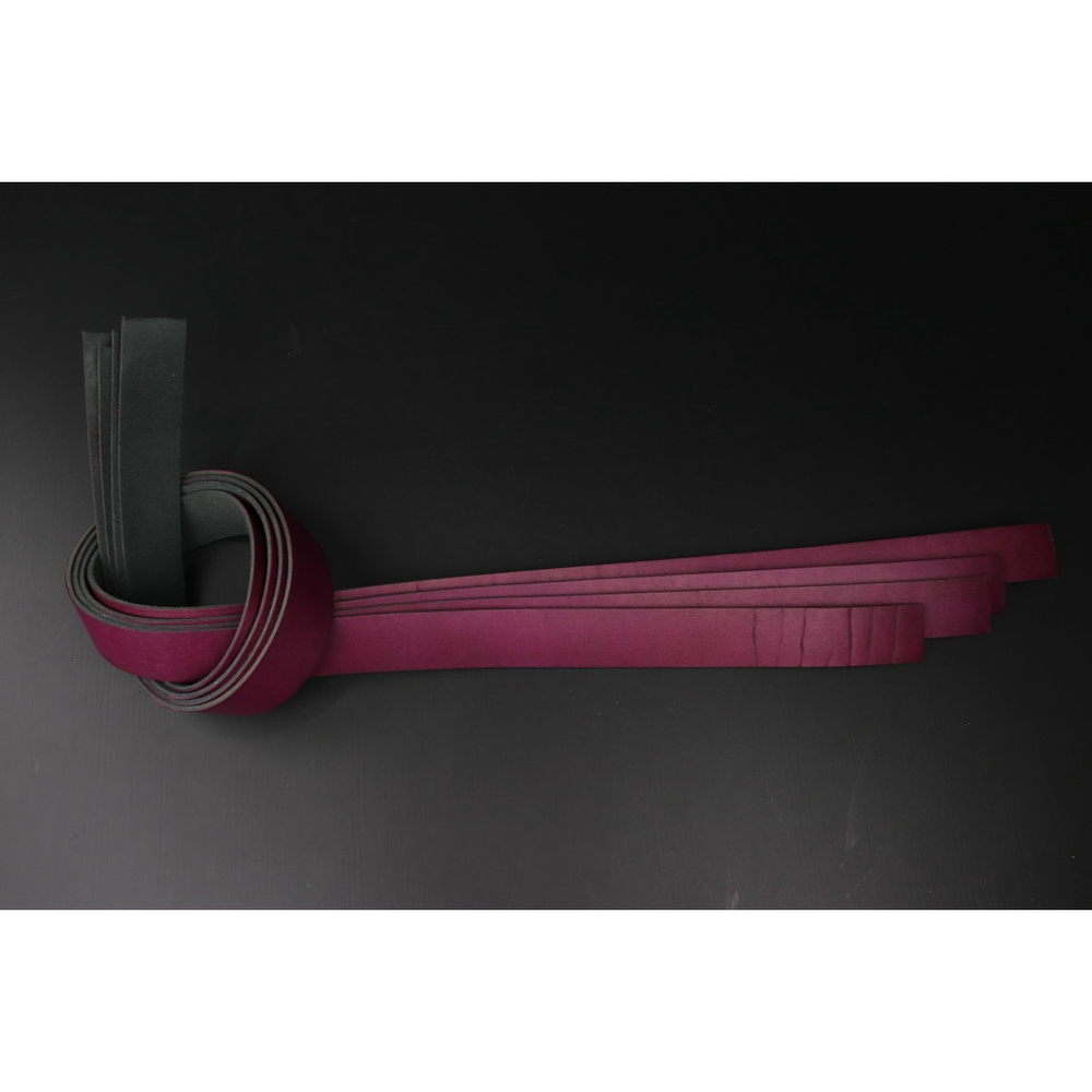 Ременная заготовка пурпурная с лицевой отделкой + Плита Пылевидная