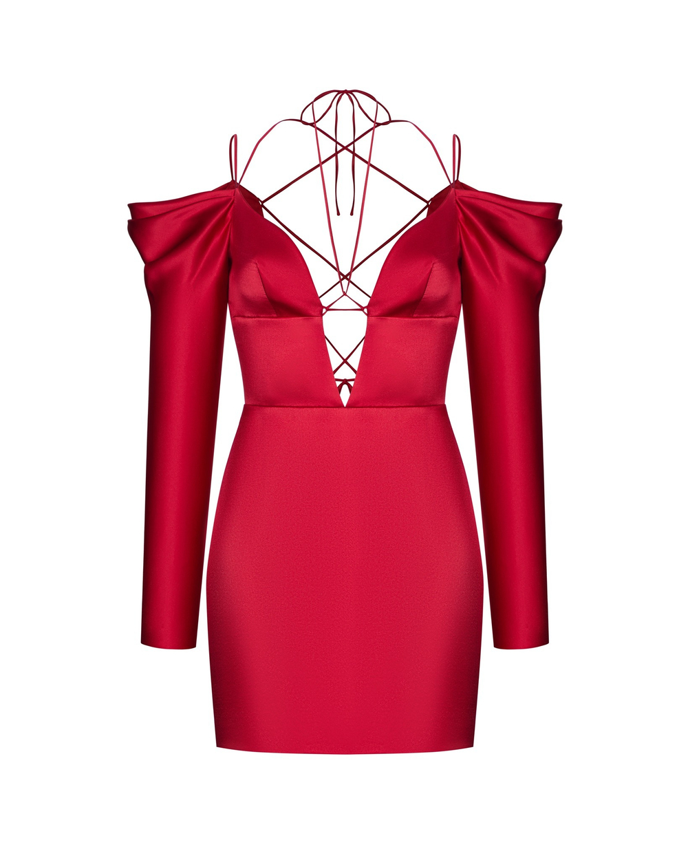 ESSIENA, Платье красное