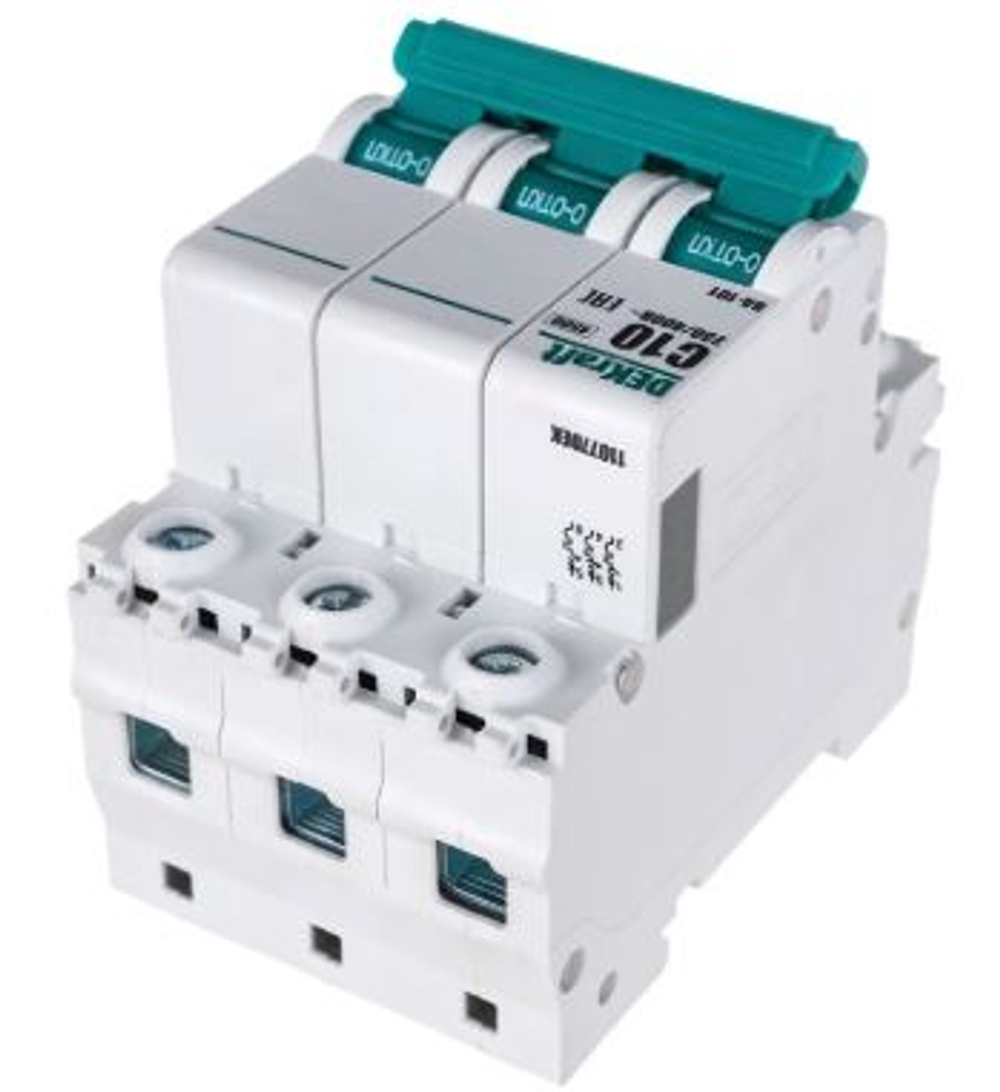 Автоматический выключатель DEKraft ВА101-3P-010A-C 11077DEK