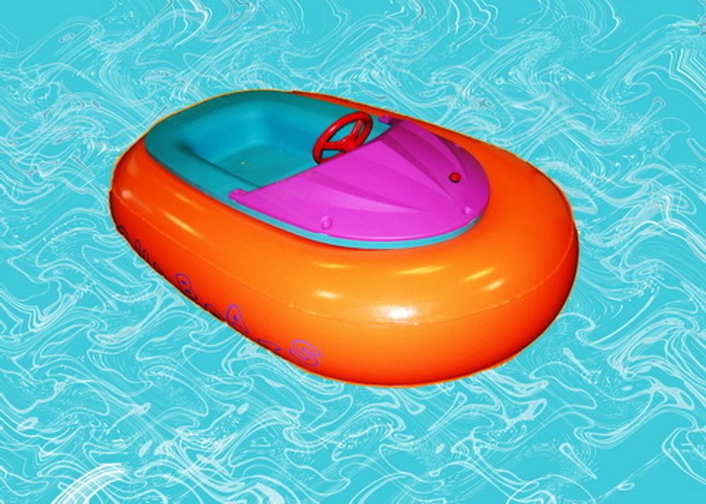 Бамперные лодки электрические (надувная часть "бублик")