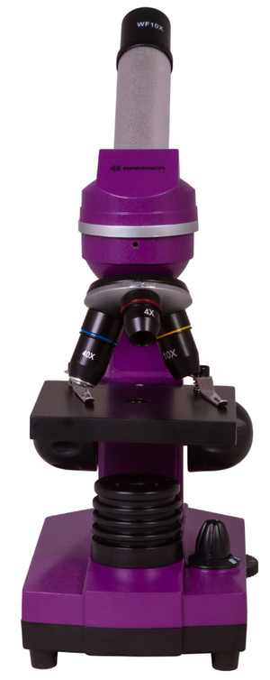 Микроскоп Bresser Junior Biolux SEL 40-1600x, фиолетовый
