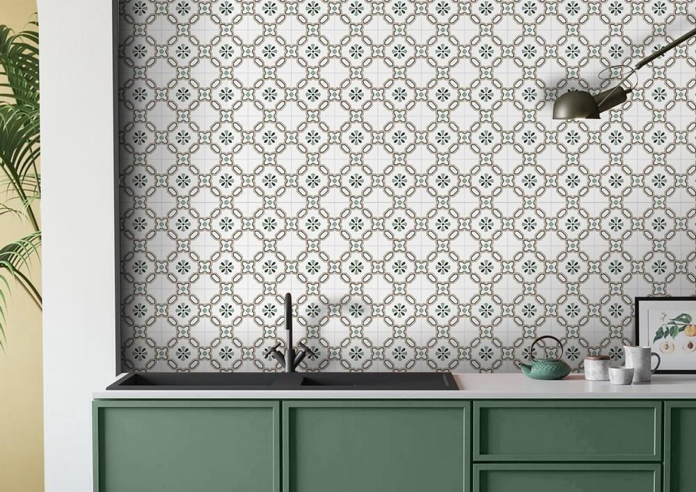 Ennface Pattern Ponza Flower 20x20