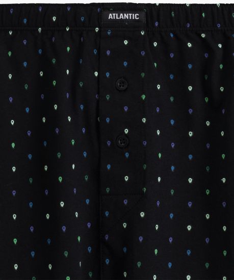 Трусы (2 шт) мужские семейные Atlantic 2MBX-081, хлопок, черный