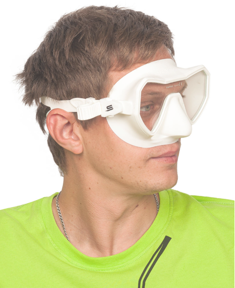 Маска Salvimar NEO, белая, АНТИФОГ