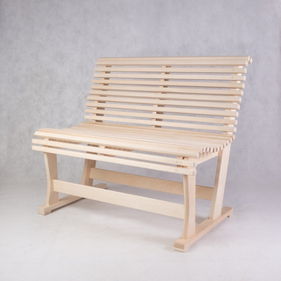 Скамья фигурная без подлокотников