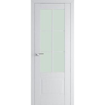 Межкомнатная дверь экошпон Profil Doors 103XN пекан белый остеклённая