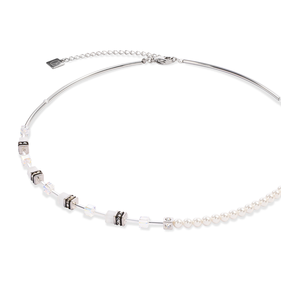 Колье Coeur de Lion White-Silver 4087/10-1417