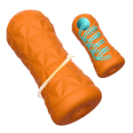 Оранжевый мастурбатор 14,5см в колбе Pretty Love Victoria Cheney Masturbation Sleeve BM-009229T6-1