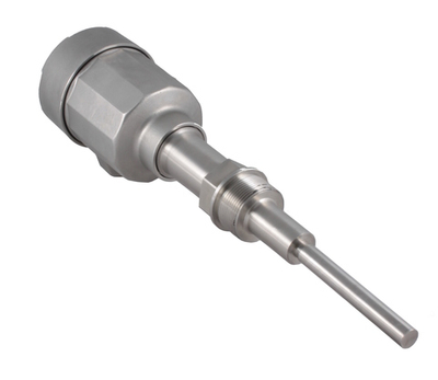 Вибрационный датчик уровня сыпучих материалов INNOLEVEL IL-VPS-HT250-L300 в корпусе из нерж. стали, одноштыревое исполнение, -40 +250 С, Pmax=16 bar, 22-265 VAC - 20-46 VDC, IP 67, чувств. 100 г/л