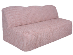 Чехол на трехместный диван без подлокотников Модерн, цвет Пудра