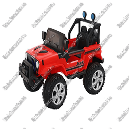 Детский электромобиль "Chinese red" красный, стандартная комплектация