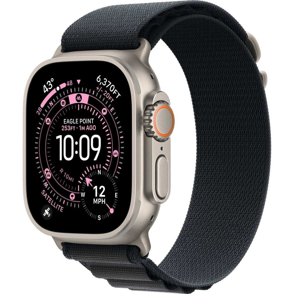 Умные часы Apple Watch Ultra 3, 49 мм, Natural Titanium Black Alpine Loop L