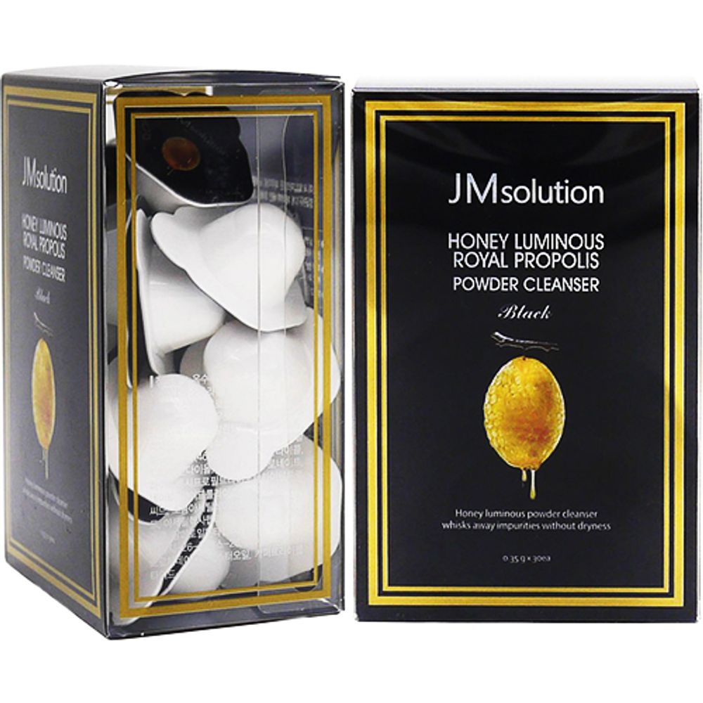 JMsolution Энзимная пудра с прополисом - Honey luminous royal propolis powder cleanser, 30*0,35г