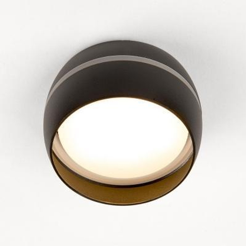 Спот GWL-GX53-M-IP20 Чаша Черный с боковым рассеивателем