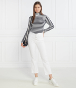 Гольф 5X2 RIB ROLL-NK LS Tommy Hilfiger - белый(WW0WW39826)