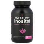 NutraChamps, Myo & D-хиро инозитол, 120 веганских капсул