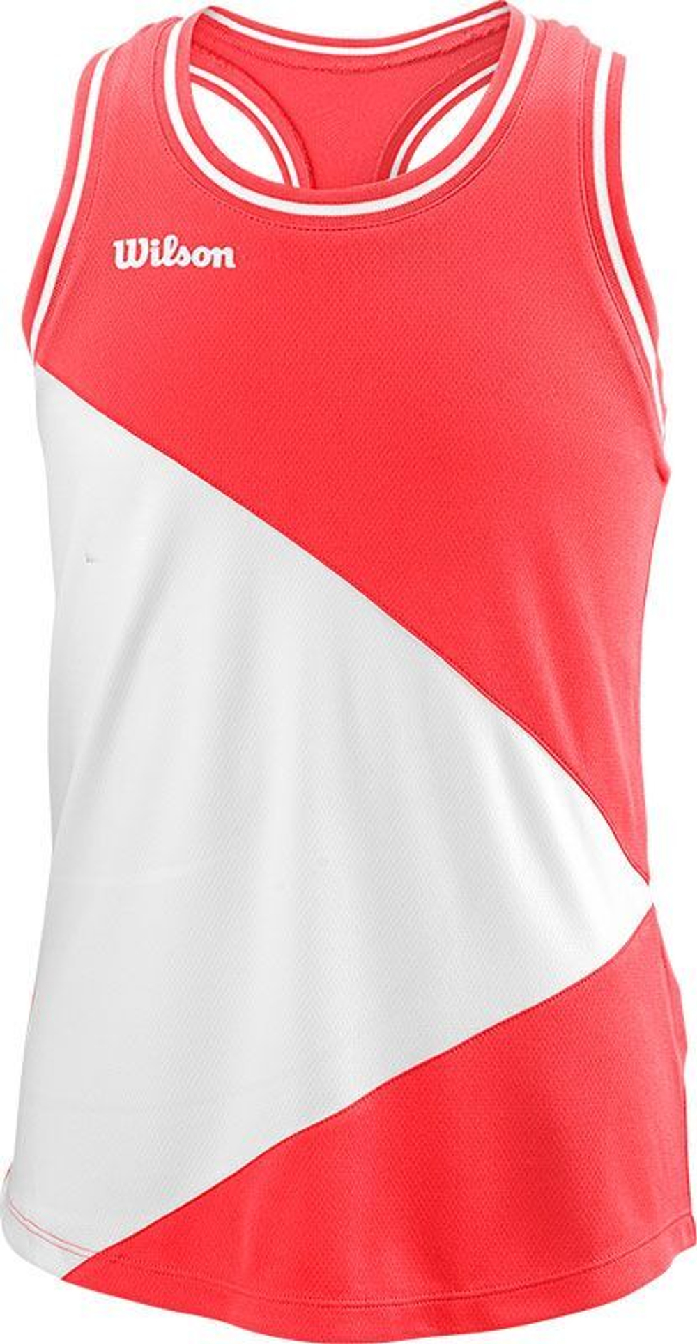 Футболка для девочки теннисная Wilson Team II Tank G - fiery coral