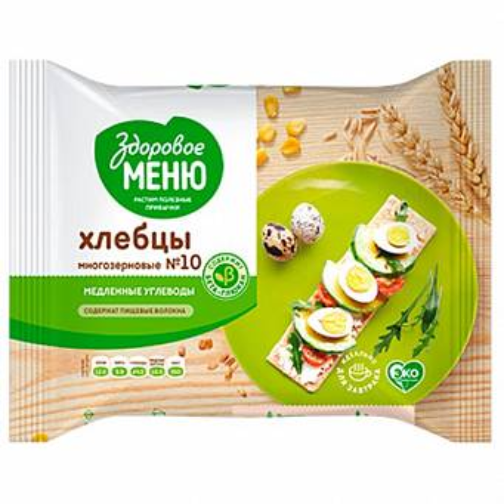 Хлебцы Здоровое Меню многозерновые № 10 90 гр