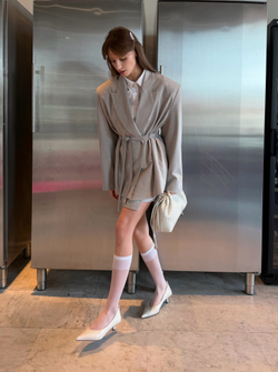 Жакет 02, серо-бежевый