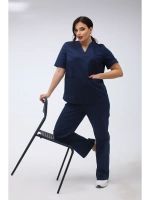 Медицинский костюм с брюками стрейч