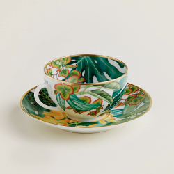 Чайные чашки для завтрака с блюдцем Passifolia (2 шт.)