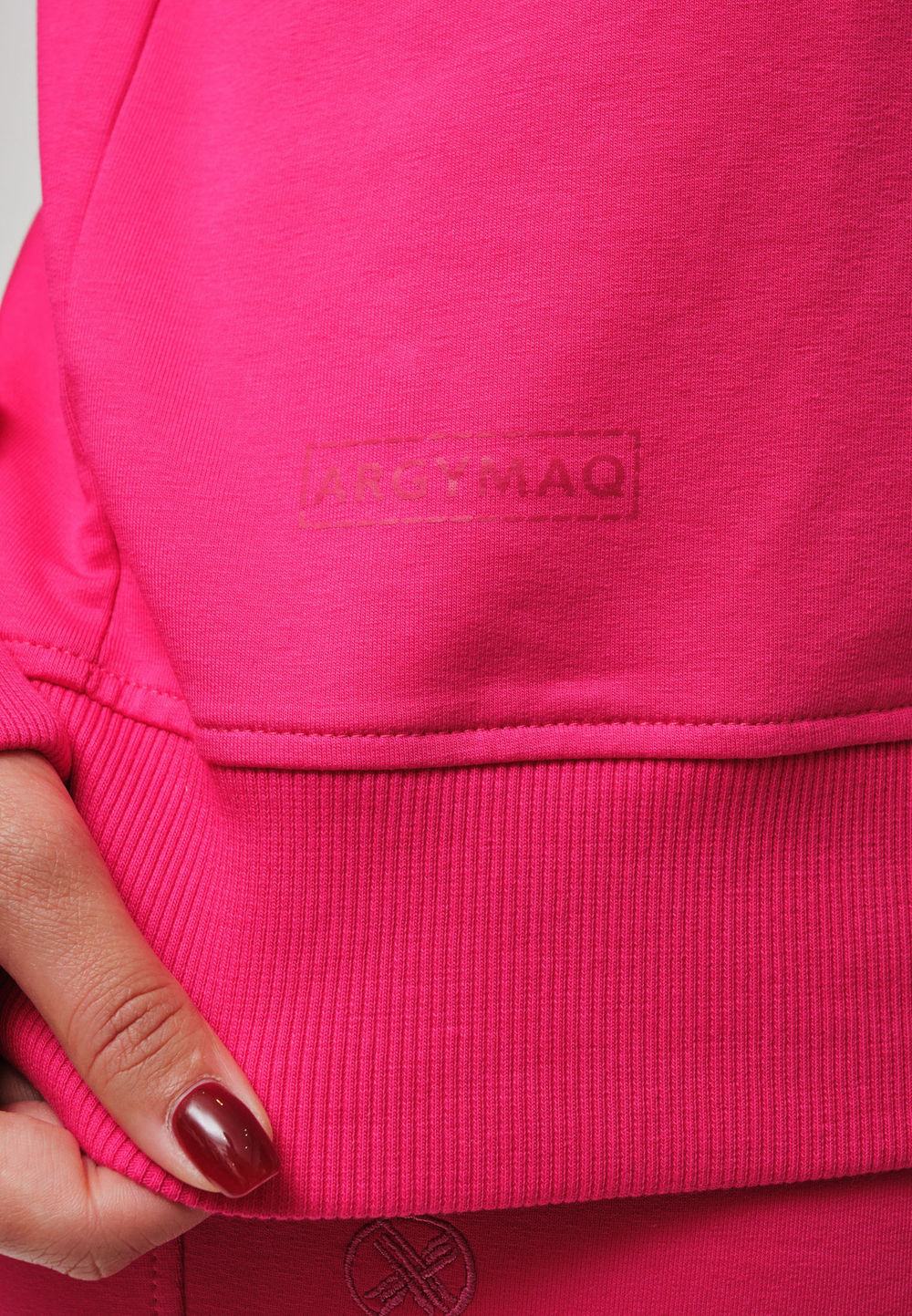 Свитшот QARLYGASH&QYZGALDAQ RASPBERRY PINK (ONLINE ONLY)
