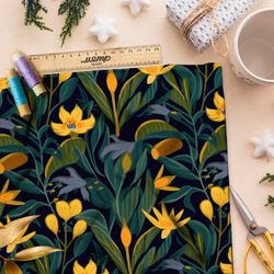 Ткань премиум шелк искусственный Армани волшебный вечер