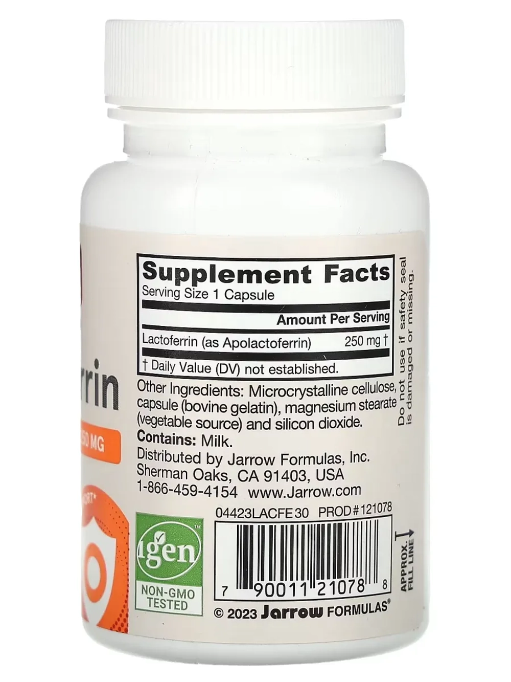 Лактоферрин 250 мг 30 капсул
