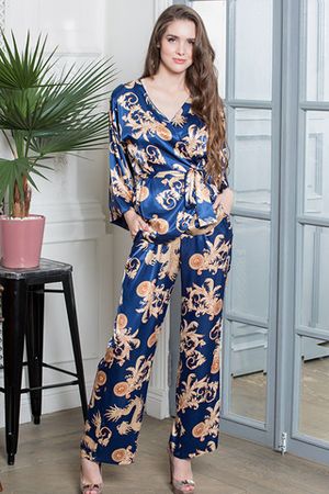 Женская пижама Versachi Deluxe 8106 Blue Mia-Mella