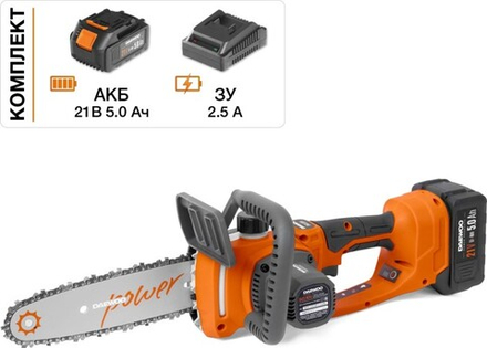 Пила цепная аккумуляторная DAEWOO DACS 2021Li SET