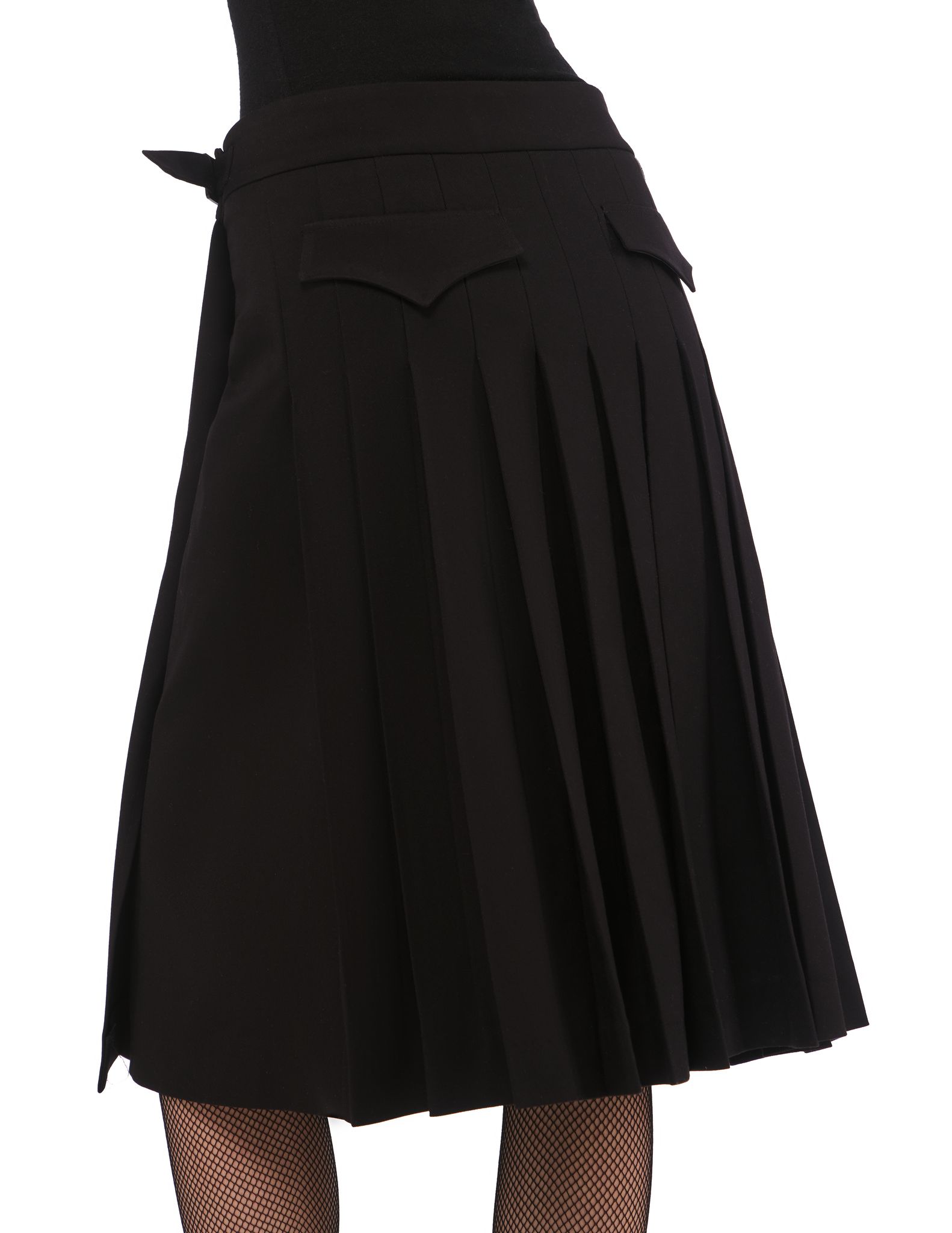 Black Jun Pleated Skirt