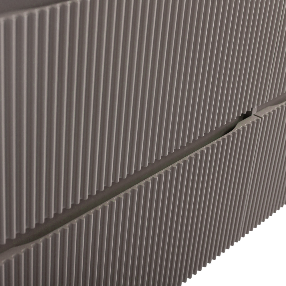 Тумба с раковиной подвесная BelBagno UNO-1200-4C-SO-СO Бежевый матовый, раковина белая BB-8099-120-2 с 2-я чашами