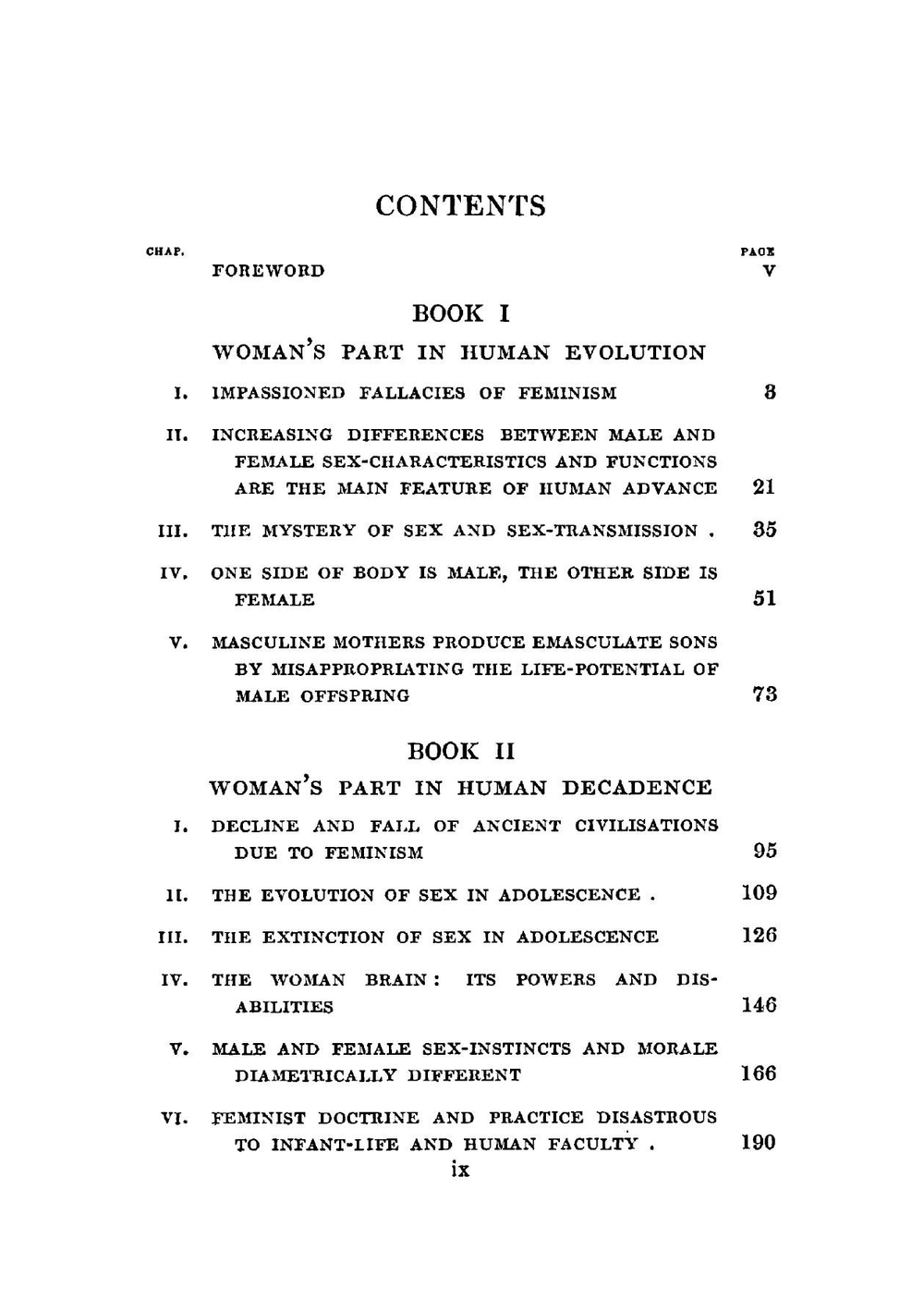 Feminism and sex-extinction | Kenealy Arabella